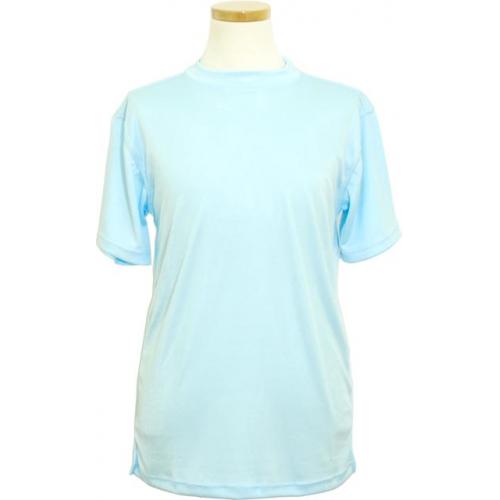 Daniel Ellissa Sky Blue Tricot Dazzle 100% Polyester Shirt TS07